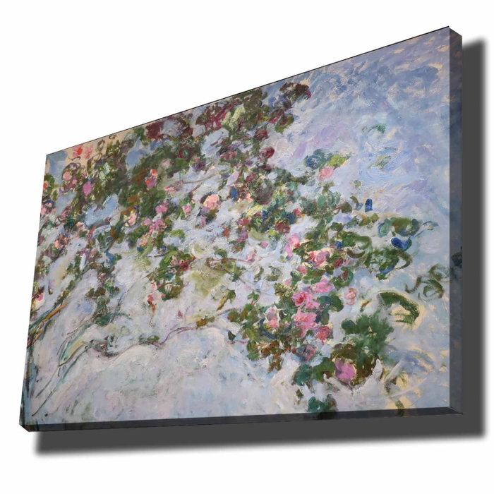 Wallity Pintura Decorativa en Lienzo Claude Monet La Plus Belle Rose du Monde 70x100 cm Wallity Pintura Decorativa en Lienzo Claude Monet La Plus Belle Rose du Monde 70x100 cm